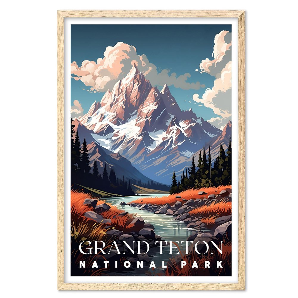01September Grand Teton Wall Art, National Park Print, Travel Art, Living Room