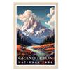 01September Grand Teton Wall Art, National Park Print, Travel Art, Living Room view 1