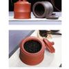 GSOUL Tea Can Purple Clay Tea Canister Tea Storage Canister Retro Purple Clay Tea Canister Tea Barrel Tea Canister Tea Set Storage Jar(Color:B) view 4
