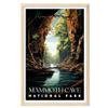 01September Mammoth Cave Wall Art - Mammoth Cave National Park Travel Poster, for Living Room (Unframed) (12x18) - Oriented Landscape view 1