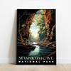01September Mammoth Cave Wall Art - Mammoth Cave National Park Travel Poster, for Living Room (Unframed) (12x18) - Oriented Landscape view 2