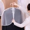 Garment Bags for Hanging Clothes Transparent (Set of 4) Breathable Garment Dust Covers ProtectorsWashableWaterproof and Dustproof for Suit Coats Jackets Dress Closet Storage view 4
