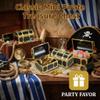 DECHOUS 12Pcs Kids Pirate Treasure Chest Box: Mini Treasure Box for Boys & Girls - Small Plastic Pirate Chest Toy for Party Favor Birthday Theme Decoration, 3 Inch view 3