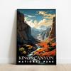 01September Kings Canyon Poster - Wall Art for Living Room (UNFRAMED) - Travel Poster, National Park Print view 2