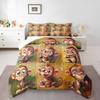 Feelyou Cute Monkeys Bedding Set Wild Animal Pattern Comforter for Kids Boys Girls Natural Wildlife Bed Set Room Decor Comforter Set Full Size view 1