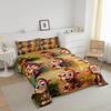 Feelyou Cute Monkeys Bedding Set Wild Animal Pattern Comforter for Kids Boys Girls Natural Wildlife Bed Set Room Decor Comforter Set Full Size view 2