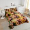 Feelyou Cute Monkeys Bedding Set Wild Animal Pattern Comforter for Kids Boys Girls Natural Wildlife Bed Set Room Decor Comforter Set Full Size view 3