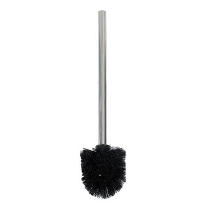 IWOMA Stainless Steel Toilet Brush No Dead Corners Household Wash Toilet Soft Bristle for Creative Bathroom Accessori Toilet Scrubber Brush, Black