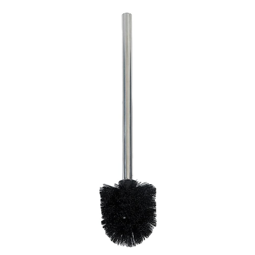 IWOMA Stainless Steel Toilet Brush No Dead Corners Household Wash Toilet Soft Bristle for Creative Bathroom Accessori Toilet Scrubber Brush, Black