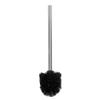 IWOMA Stainless Steel Toilet Brush No Dead Corners Household Wash Toilet Soft Bristle for Creative Bathroom Accessori Toilet Scrubber Brush, Black view 1