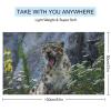 HomeLoft Basics Lightweight Beach Towel Snow Leopard Big Cat Sand Free Towels Quick Dry Towels for Adult Bridal Party Beach Towel Birthday Vacation Gift Picnic Towel Beach Accessories 51""x31"" view 2