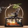 Ecqizer Ceramic Tabletop Fountain//Indoor Outdoor Portable Tabletop Decorative/Feng Shui Ornament for Bringing Wealth/(), Black, 9471987787153 view 3