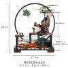Ecqizer Ceramic Tabletop Fountain//Indoor Outdoor Portable Tabletop Decorative/Feng Shui Ornament for Bringing Wealth/(), Black, 9471987787153 view 4