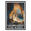 01September Carlsbad Caverns National Park Poster, National Park Wall Art, Travel Poster, Unframed view 1