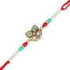 Set of 2 Rakhi for Brother and Bhabhi Rakhi Thread Bracelets with Gift Pack of 2 Decorative Coaster Made of Acrylic for Indian Traditional Festival Raksha Bandhan Home Decor Gifting(Coaster Size:- 4") view 4