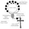 TALISMAN4U Saint Christopher One Decade Car Rosary for Rearview Mirror view 3