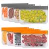 8-Pack Reusable Snack Freezer Bags - Dishwasher Safe, BPA-Free, Leakproof for Meat, Cereal, Veggies & Kitchen Storage Organization view 1