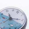 HomeLoft Basics Bathroom Wall Suction Clock Waterproof Time Display Home Decor Gift Blue, A-Gray, 75x35mm view 3