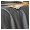 GLAMDIA Bed, Summer Dark Gray Silk Duvet Cover Pillow Case Bed Sheet Quilt Cover Set Bedding King Queen Sheet view 3
