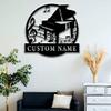 Ke Ji Yu Hen Huo Custom Piano Metal Metal Wall Sign, Personalized Piano Music Metal Wall Art, Piano Music Studio Name Sign, Musical Wall Hangings for Decor, Wall Decor, 8-24 Inch view 2