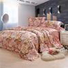 100% Mulberry Silk 3PCS Bedding Set Floral Duvet Cover Oxford Pillowcases Multi Sizes NO6 Size A view 1