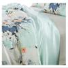100% Mulberry Silk 3PCS Bedding Set Floral Duvet Cover Oxford Pillowcases Multi Sizes NO6 Size A view 3