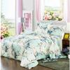 100% Mulberry Silk 3PCS Bedding Set Floral Duvet Cover Oxford Pillowcases Multi Sizes NO1 Size D view 2