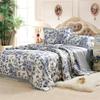100% Mulberry Silk 3PCS Bedding Set Flower Print Duvet Cover Pillowcase Multi Size to Choose NO4 Size G view 1