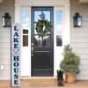 Ygzyahpwe Lake House Decor for the Home Lake House with Oar Vertical Lake Sign for Front Porch Tall Welcome Sign Summer Porch Decoration 8X48 Inches view 3