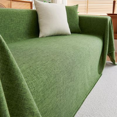 ZCXRYFL Sofa Cover Suitable for Kids Cat Dog 1 2 3 4 Seater All Inclusive Sofa Covers Throws for Sofas Large L/U Shaped Corner Sofa Slipcovers Settees/Armchair Camping Nap Blanket(180X340cm,Green)