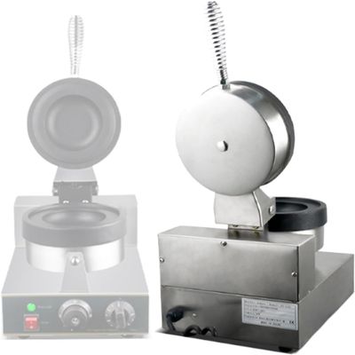 CHRISK Electric Burger Waffle Maker, Burger Machine Stainless Steel Ice Cream Waffle Maker Baker Machine Household Waffle Maker