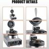 CHRISK Electric Burger Waffle Maker, Burger Machine Stainless Steel Ice Cream Waffle Maker Baker Machine Household Waffle Maker view 3