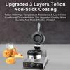 CHRISK Style Bubble Waffle Maker Non-Stick Teflon Baking Plate with 180 Rotation 1300W Electric Waffle Maker 3-5Min Even Baking view 3