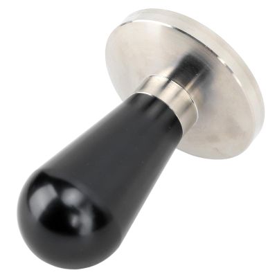 58mm Coffee Tamper Aluminium Alloy Ergonomic Handle Consistent Compression Coffee Press Tamper for Home Coffee Shop (Black)