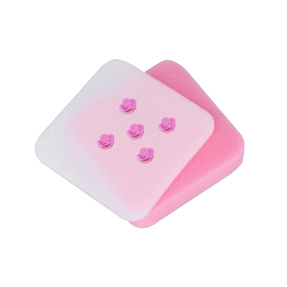 Fondant Foam Pad, 3.94 "3.94" Flower Foam Pad Pink and White Fondant Mat Cake Decorating Foam Pad Fondant Tools for Baking Sugar Craft DIY Cake Making