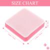 Fondant Foam Pad, 3.94 "3.94" Flower Foam Pad Pink and White Fondant Mat Cake Decorating Foam Pad Fondant Tools for Baking Sugar Craft DIY Cake Making view 2