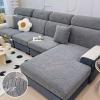 1/2/3/4 Seater Sofa Seat Cushion Covers for Corner L-Shaped Sofa Covers Velvet Sofa Slipcovers Furniture Protector Stretch Couch Covers view 1