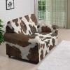 AFPANQZ Brown Cow Skin Sofa Slipcover Couch Covers for Living Room Couch Slipcovers Universal Elastic Furniture Protector, Yellow, 55" to 72.8" Armchair Sofa 1 Seater view 3