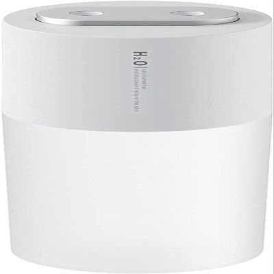 CWXKGL 400ml Small Cool Mist Humidifier, Portable Mini Humidifier, USB Desktop Humidifier for Bedroom Office Travel Car