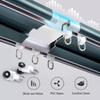 Bedroom Double Curtain Track Heavy Duty Conjoined Curtain Rail Ceiling Mount Aluminium Curtain Rod Set for Office Home Room Divider 120/240/350/400/500cm(Carbonizedcolor:Blue,Size:150cm) view 2
