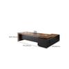 NIUYAO L-Shape Desk Executive Computer Desk with 2 Drawers Brown/Grey Modern Writing Table Storage Shelves Work Desk PC Table Home Office Study Desk Without Chair -79" L x 63" W x 29.5" H (Left) view 2