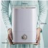 CWXKGL Humidifiers for large room, 26dB Quiet Ultrasonic Humidifiers for Bedroom Home, 10L Cool Mist Humidifiers With 95mm Water Inlet, Adjustable Mist, Auto Shut-Off, Easy to Clean and Humidifying Gi view 2