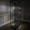 FixtureDisplays 40X16.5X78" Glass Showcase Display Case with LED Lights 5-Tier Shelf Floor Stand 119956NEW-NPF view 4