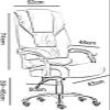 SoOSSN Office Chair Swivel High-Back Executive Desk Chair Adjustable Height view 2
