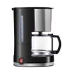 RWGOVLU Coffee Maker Filter, Automatic Drip Glass Coffee Pot Stainless Steel Household Insulation American Coffee Machine view 3