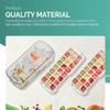 48 Ice Cube Trays with Lids, Storage and Scoops - Food Grade Silicone Ice Cube Trays | Reusable Ice Cube Trays | Easy to Use Ice Cube Trays for Refrigerators | Large Ice Cube Trays view 2