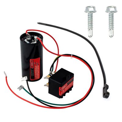Karlass CSR-U1 Hard Start Kit Compressor Booster for 1-3 Ton AC Units, Start Capacitor & Intelligent Switch for Faster, Energy-Efficient Startup