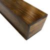 6" Deep Rustic Wood Beam Mantel with Corbels 42 48 54 60 66 72 84 (48, Provincial) view 2