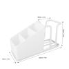 Coffee Cup Dispenser, Cup and Condiment Station Countertop Organizer view 4