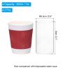 PATIKIL Glass Cylinder Vase, 2 Pcs 3.1" Tall and 2.6" Dia Flower Vase Floating Candle Holder Vase for Home Decor Wedding Centerpieces(7oz) view 2
